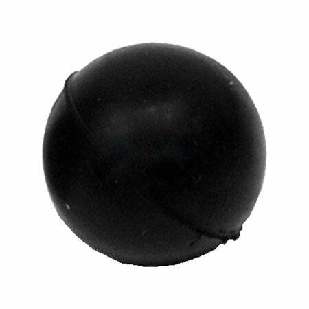 AMERICAN IMAGINATIONS 0.25 in. Round Black Ball Sealer in Rubber AI-38031